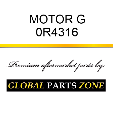 MOTOR G 0R4316