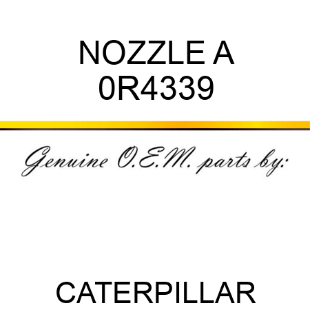 NOZZLE A 0R4339