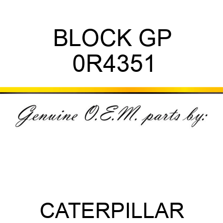 BLOCK GP 0R4351