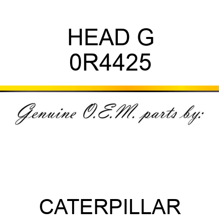 HEAD G 0R4425