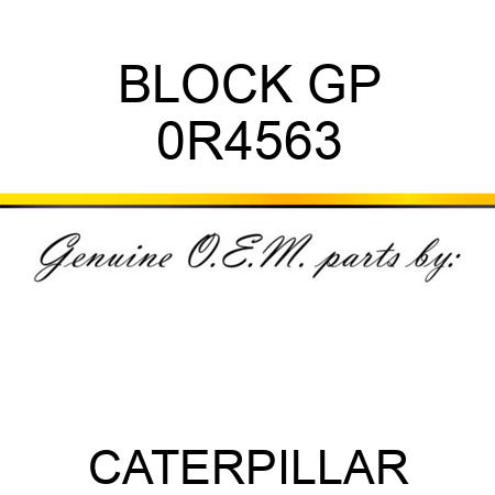 BLOCK GP 0R4563