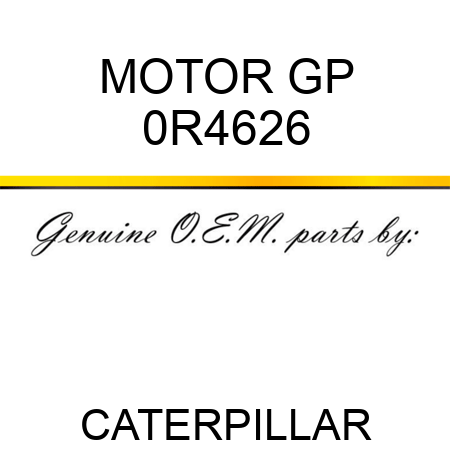 MOTOR GP 0R4626