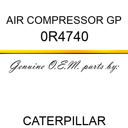 AIR COMPRESSOR GP 0R4740