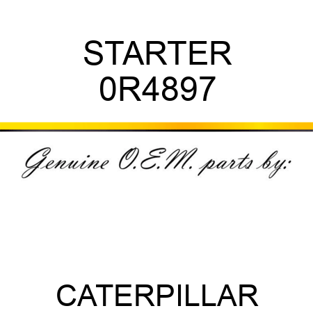 STARTER 0R4897