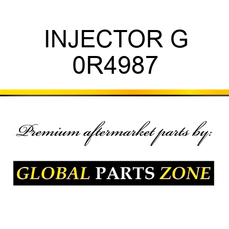 INJECTOR G 0R4987