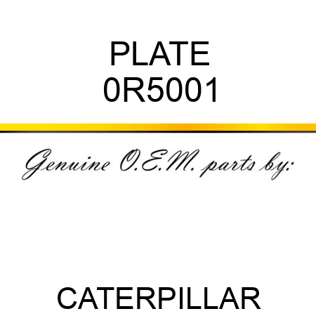 PLATE 0R5001