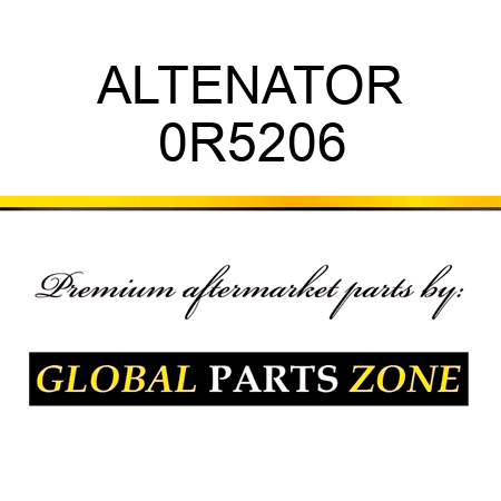 ALTENATOR 0R5206