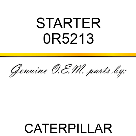 STARTER 0R5213