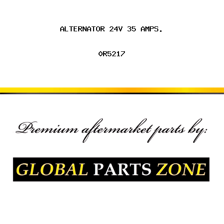 ALTERNATOR 24V 35 AMPS. 0R5217