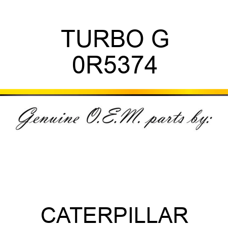 TURBO G 0R5374