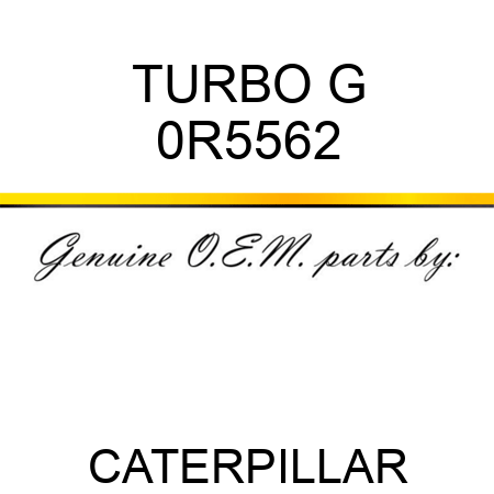 TURBO G 0R5562