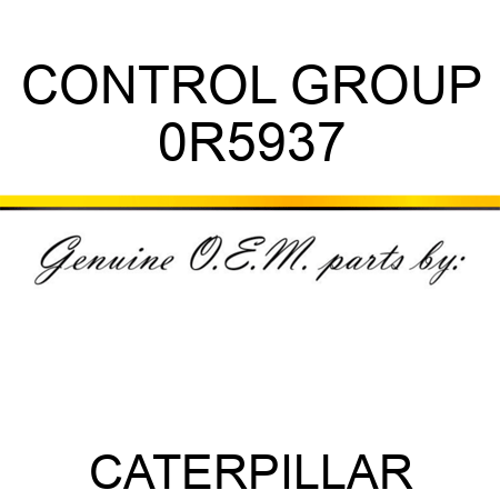 CONTROL GROUP 0R5937