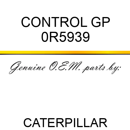 CONTROL GP 0R5939