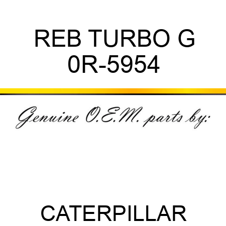 REB TURBO G 0R-5954