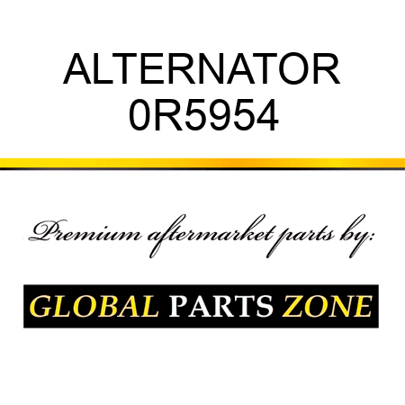 ALTERNATOR 0R5954