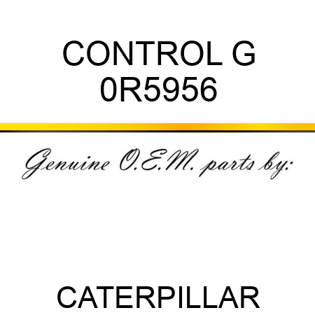 CONTROL G 0R5956