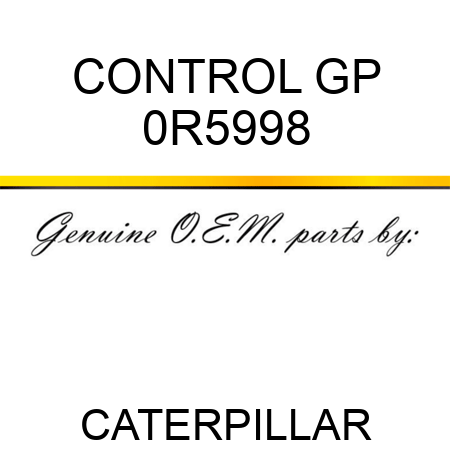 CONTROL GP 0R5998