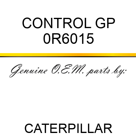 CONTROL GP 0R6015