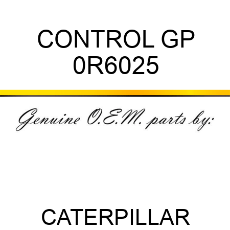 CONTROL GP 0R6025