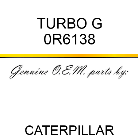 TURBO G 0R6138