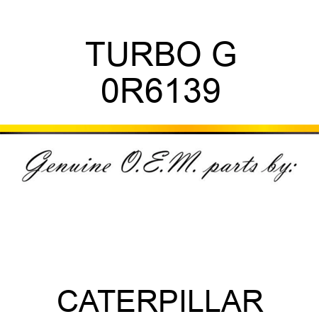 TURBO G 0R6139