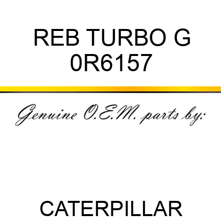 REB TURBO G 0R6157