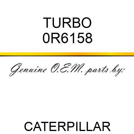 TURBO 0R6158