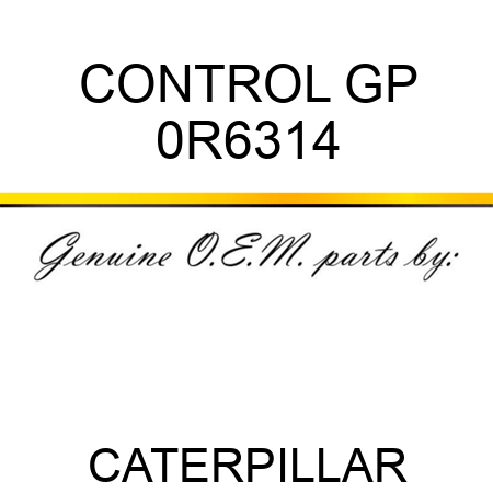 CONTROL GP 0R6314