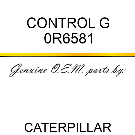 CONTROL G 0R6581