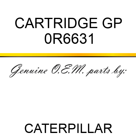 CARTRIDGE GP 0R6631