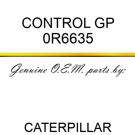 CONTROL GP 0R6635