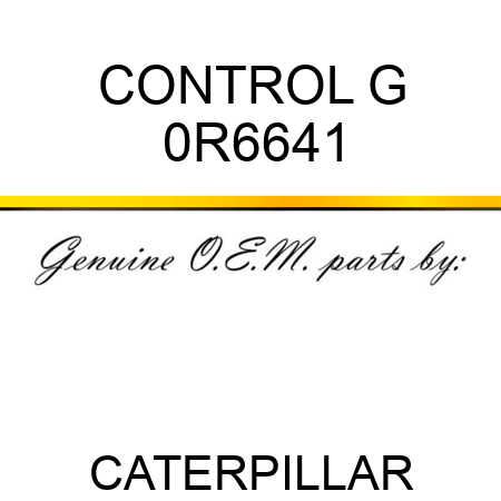 CONTROL G 0R6641