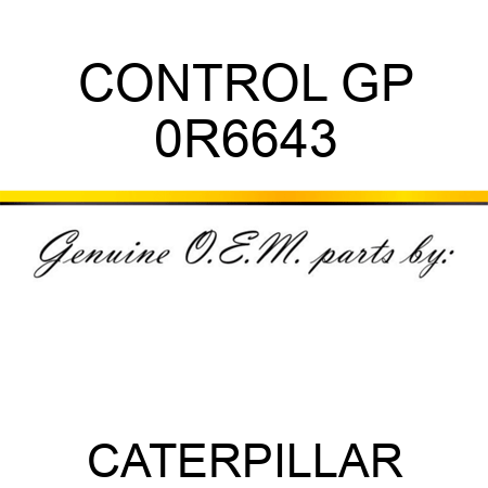 CONTROL GP 0R6643