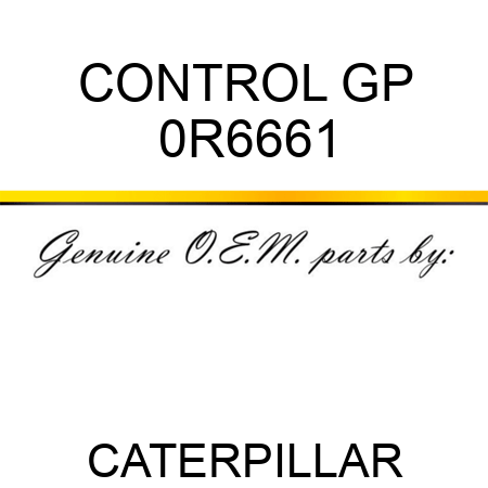 CONTROL GP 0R6661