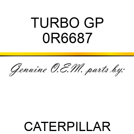 TURBO GP 0R6687