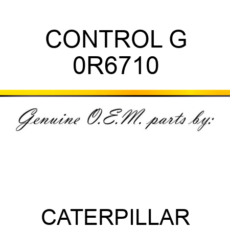 CONTROL G 0R6710