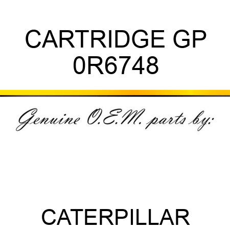 CARTRIDGE GP 0R6748