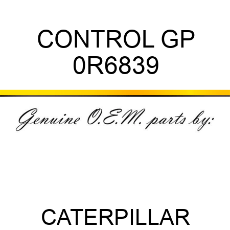 CONTROL GP 0R6839