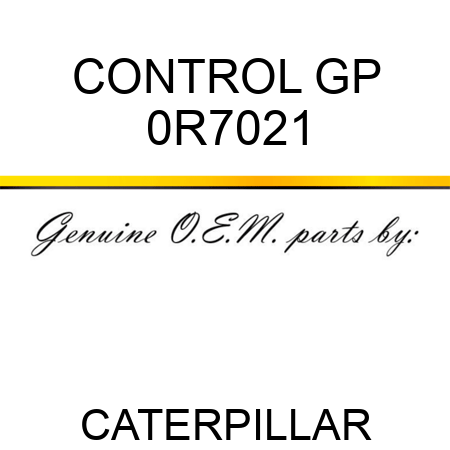 CONTROL GP 0R7021