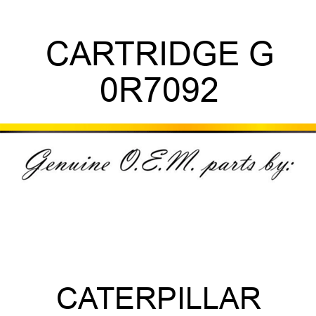 CARTRIDGE G 0R7092