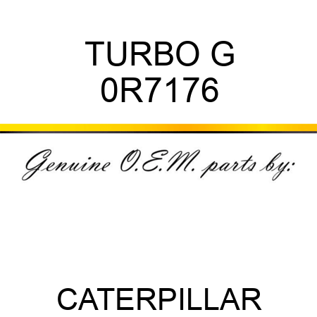 TURBO G 0R7176