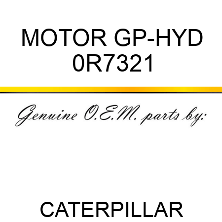 MOTOR GP-HYD 0R7321