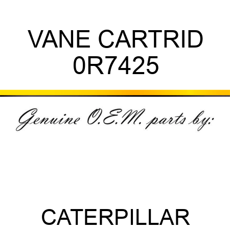 VANE CARTRID 0R7425