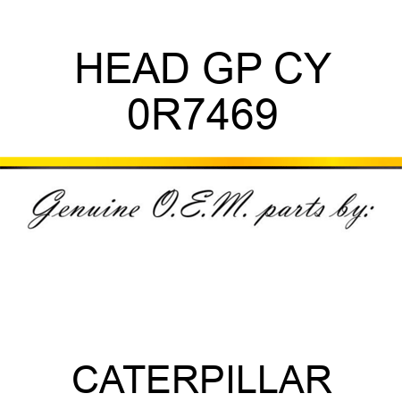 HEAD GP CY 0R7469