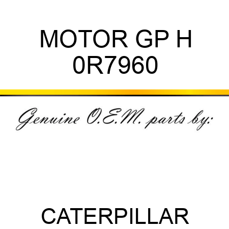 MOTOR GP H 0R7960