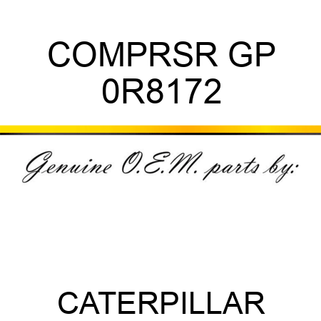 COMPRSR GP 0R8172