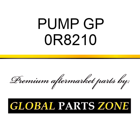 PUMP GP 0R8210