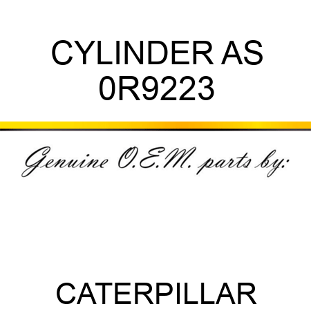 CYLINDER AS 0R9223