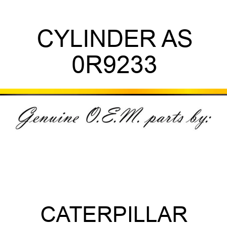 CYLINDER AS 0R9233