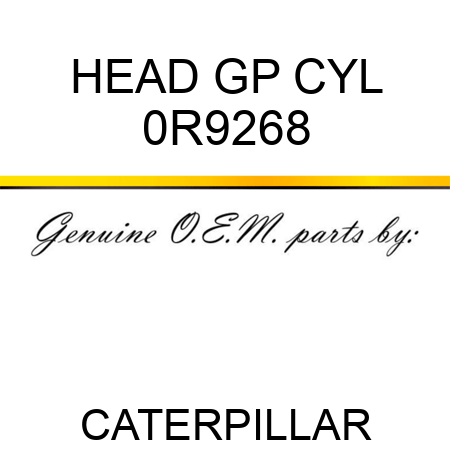 HEAD GP CYL 0R9268